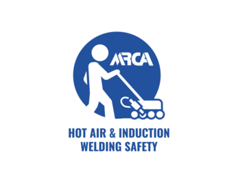Hot Air Welding Logo Stickmanwith Mrca Blue White Bg 01